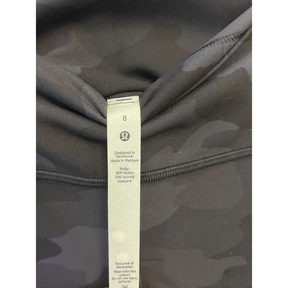 NEW Lululemon Align HR Pant 28” Nulu Size 8 Heritage Camo Deep Coal H3DC - Picture 7 of 8